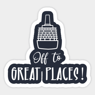 Cruise Vacay Great Places Sticker